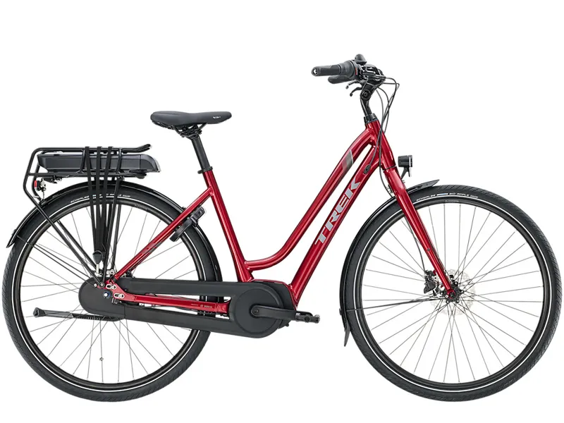 Trek District+1 Mid Electric Bike 300W 2020 Rage RED