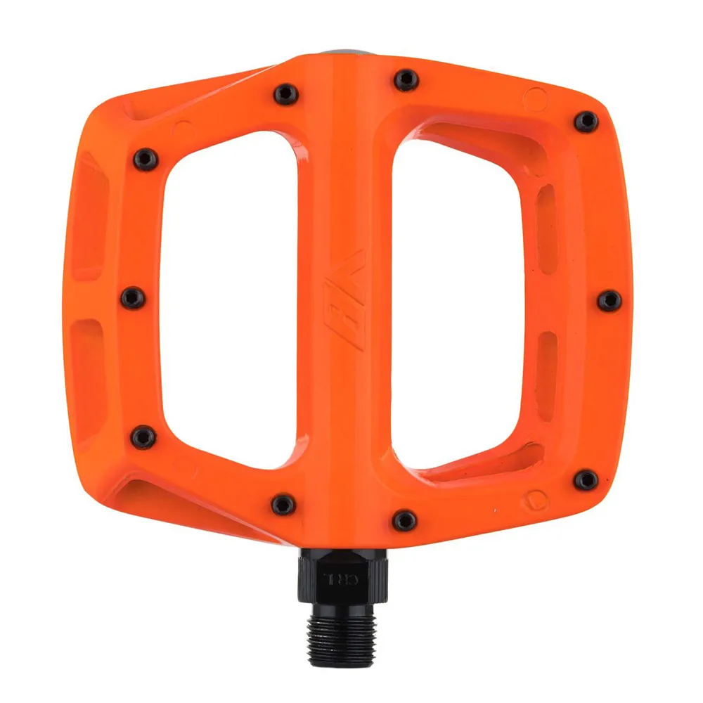 Image of DMR V8 Flat MTB Pedals Highlighter Orange