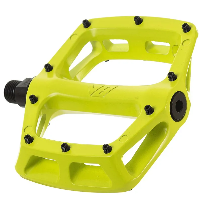 DMR V8 Flat MTB Pedals Lemon/Lime-1