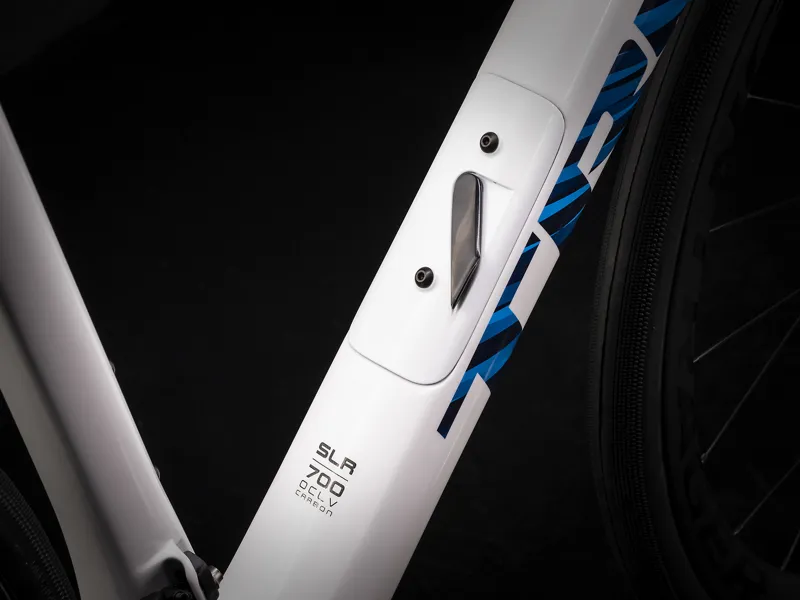 Trek Domane SLR 6 Road Bike 2021 Trek White/Blue-5