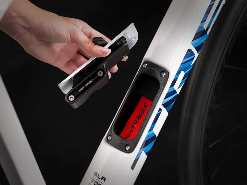 Trek Domane SLR 6 Road Bike 2021 Trek White/Blue-7