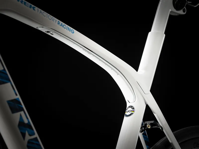 Trek Domane SLR 6 Road Bike 2021 Trek White/Blue-6