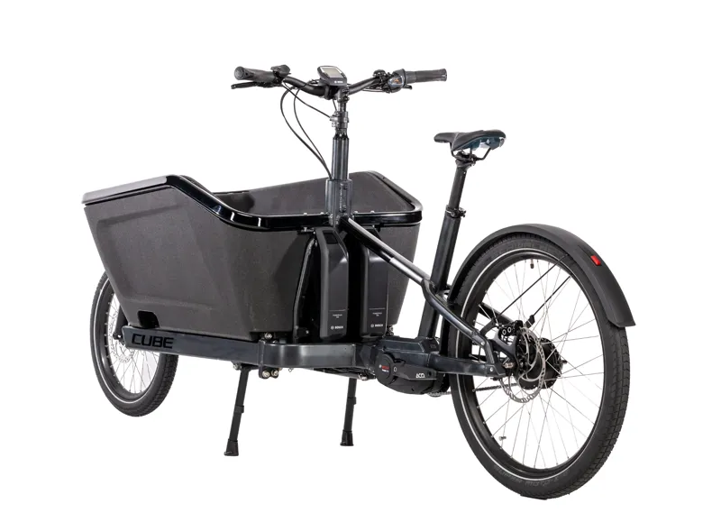 Cube Cargo Hybrid 20/27.5in Dual Electric 85nm cargo bike 2021 Black-7