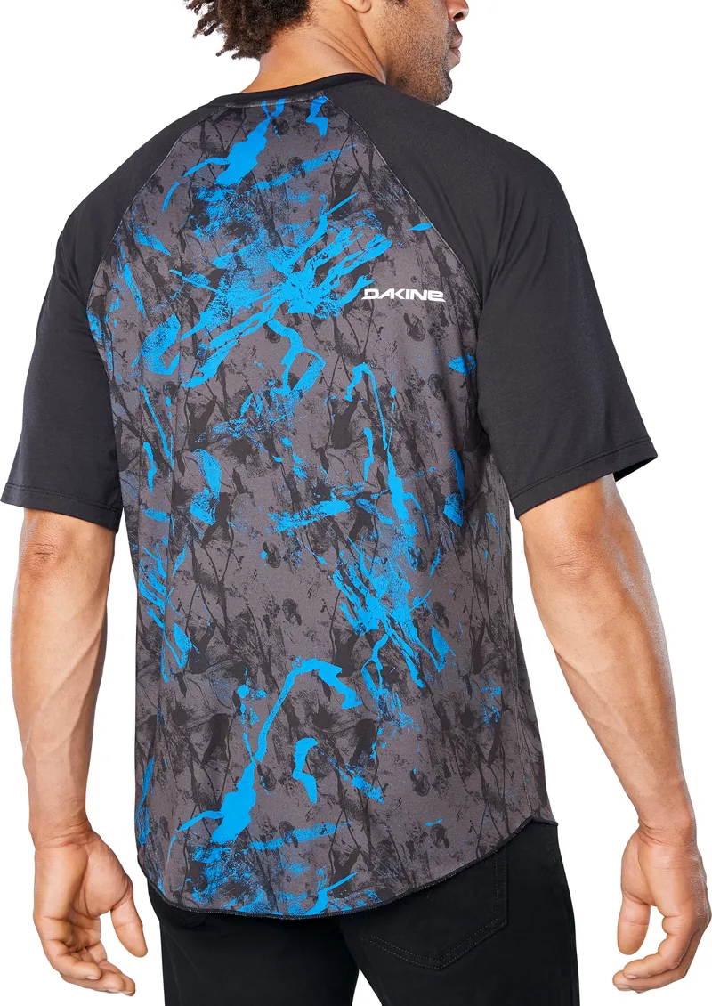 Dakine Dropout SS Jersey Cyan Scribble-3