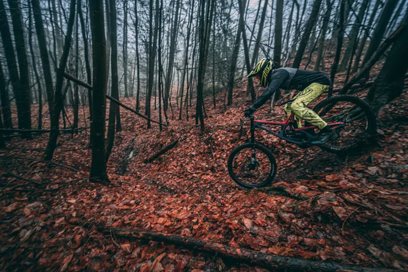 Troy Lee Designs D4 Carbon Full Face MTB Helmet Slash Black/Yellow-5