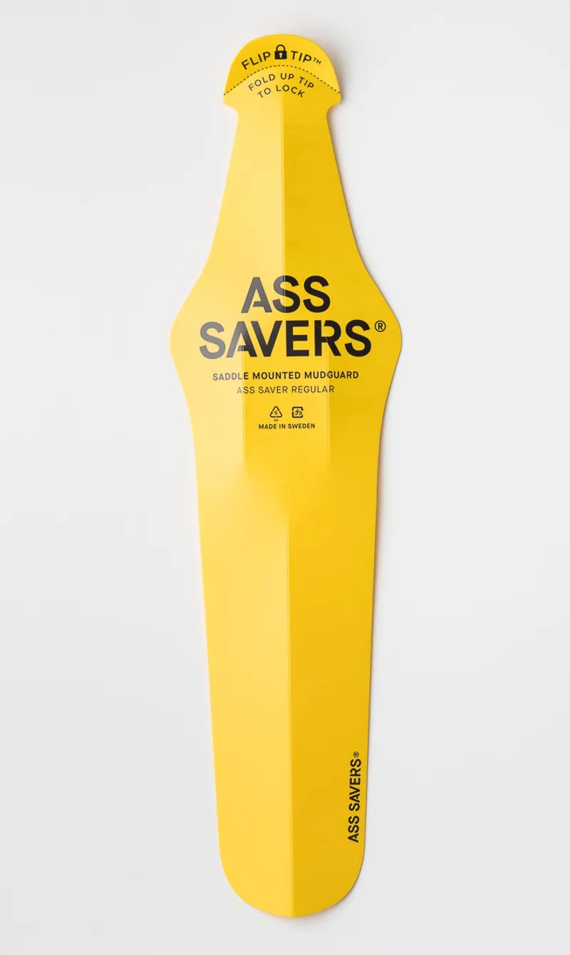Ass Savers Regular Rear Mudguard Yellow