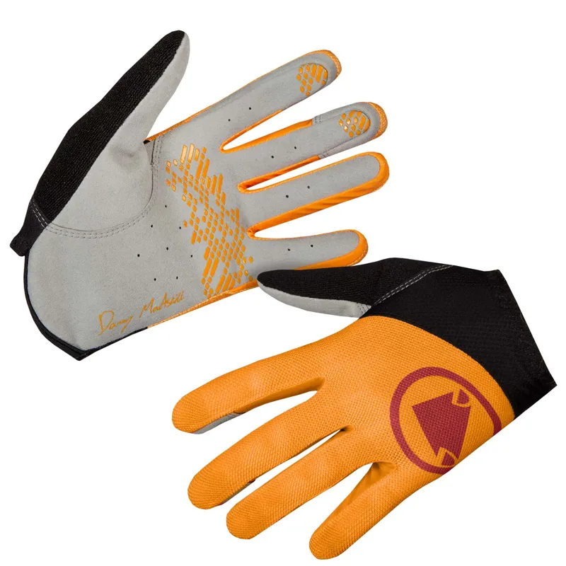 Endura Hummvee Lite Icon Gloves Tangerine