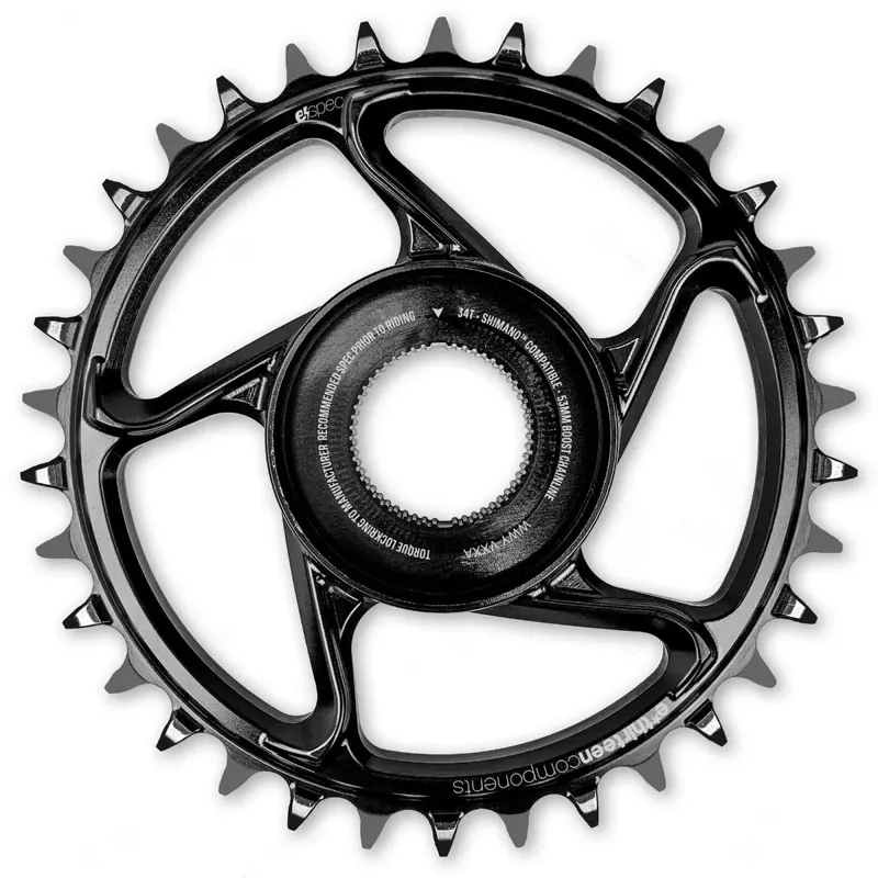 E13 Bosch CX Gen4 Steel DM Chainring Black