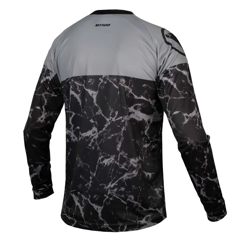 Endura MT500 Marble LS Jersey T LTD Black-1