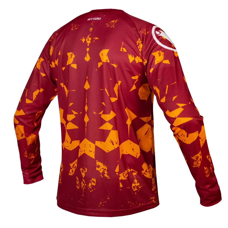 Endura MT500 Kali LS Jersey T LTD Rust Red-1