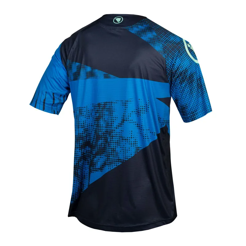 Endura SingleTrack Dots Tee LTD Navy-1