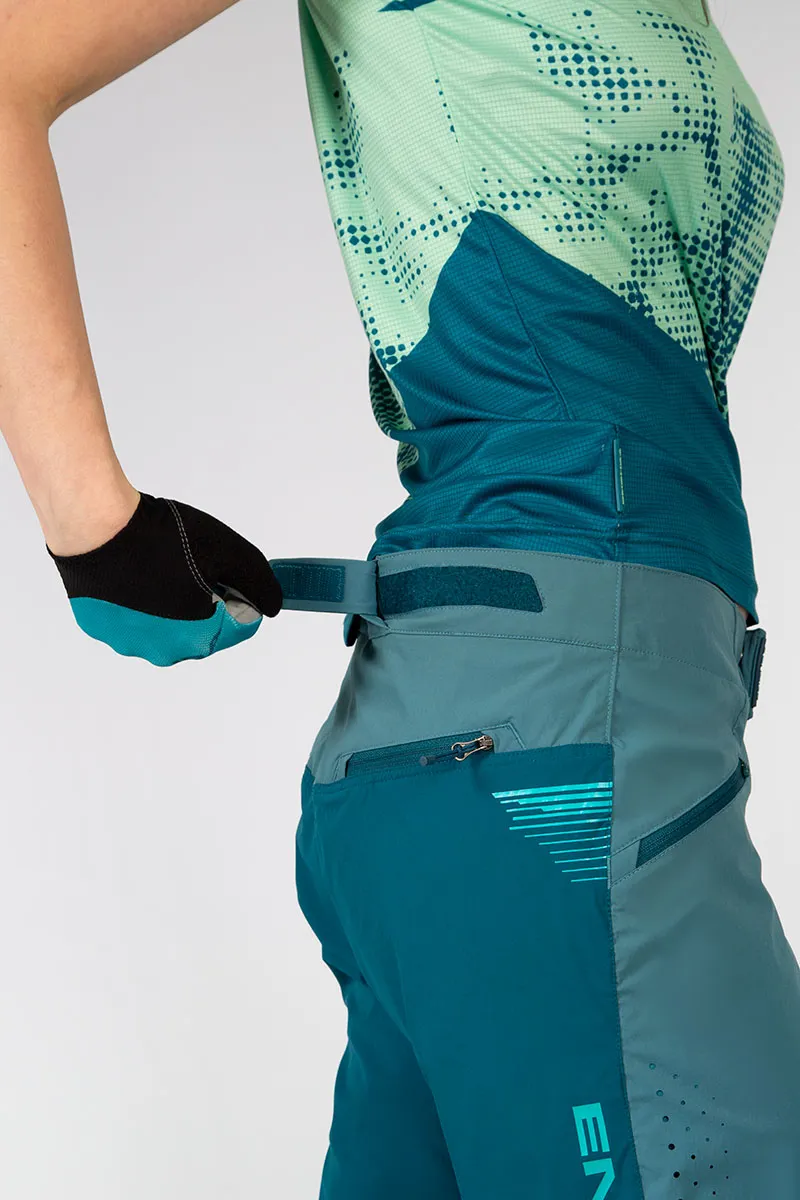 Endura SingleTrack Lite Womens Shorts Kingfisher-2