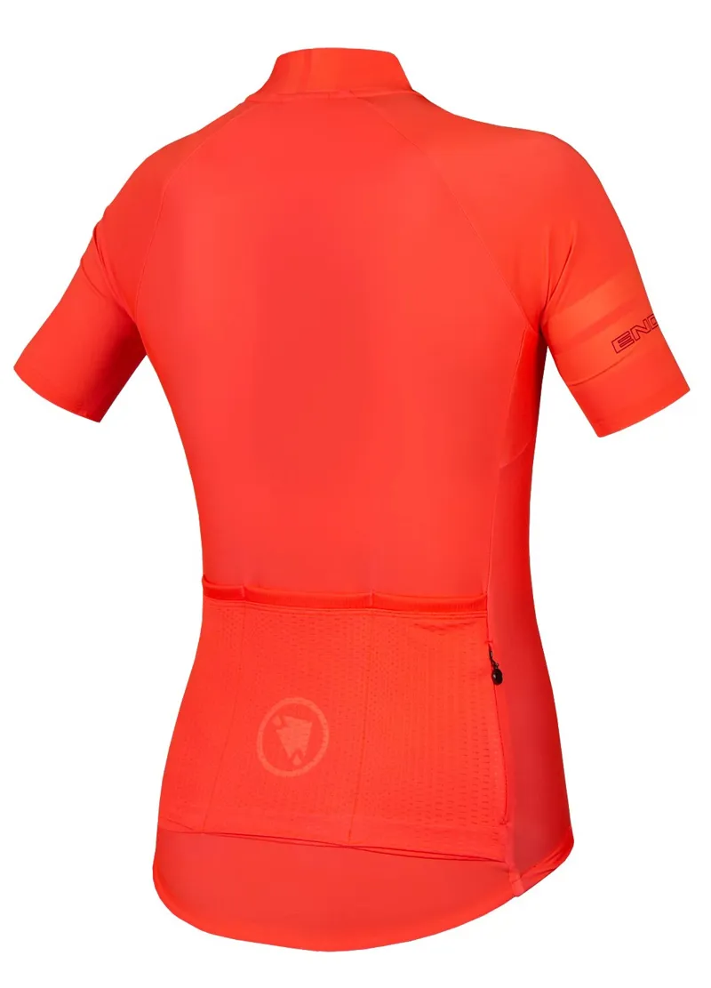 Endura Pro SL Womens SS Jersey II Hi Viz Coral-1