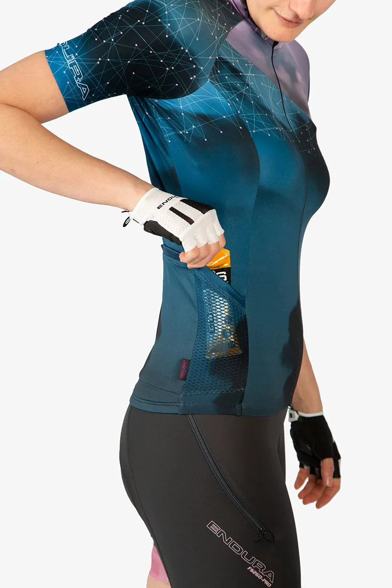 Endura Cloud Womens SS Jersey LTD Blue-3