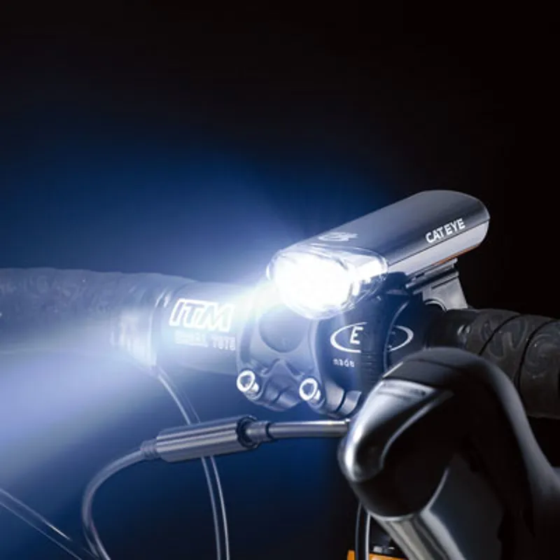 Cateye EL-135 Front Bike Light Black-1