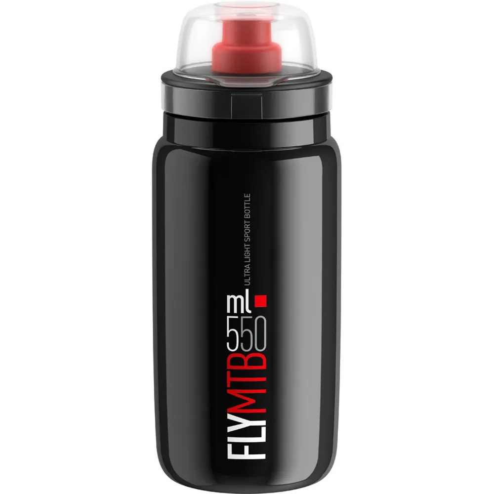 Image of Elite Fly MTB Bottle 550ml Black/Red
