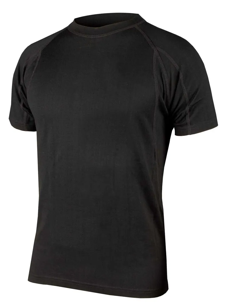 Endura BaaBaa Merino SS Base Layer Black