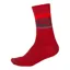 Endura BaaBaa Merino Stripe Socks Red