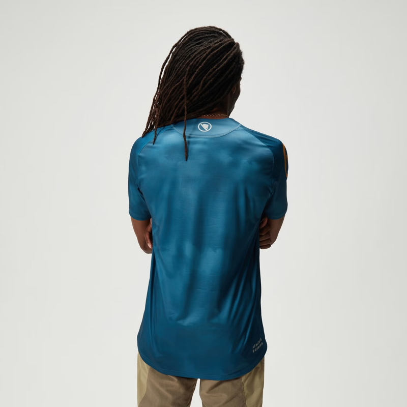 Endura Cloud LTD Short Sleeve Tee Shirt Blue Steel-3
