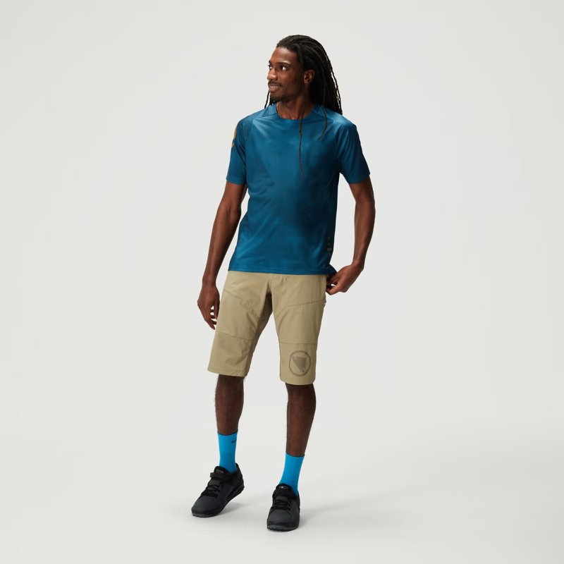 Endura Cloud LTD Short Sleeve Tee Shirt Blue Steel-6