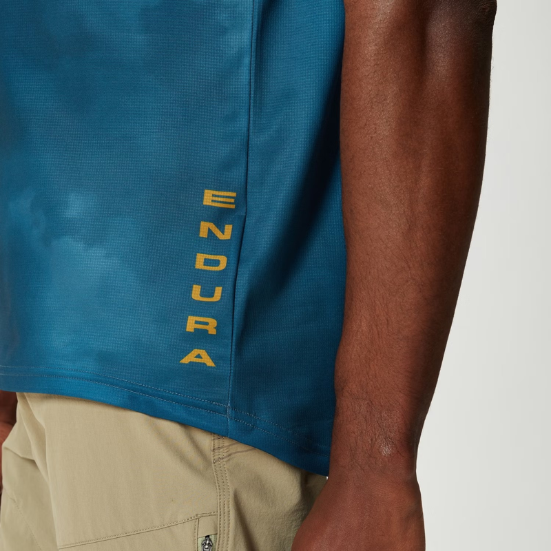 Endura Cloud LTD Short Sleeve Tee Shirt Blue Steel-7