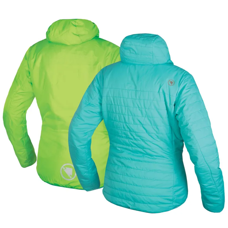 Endura FlipJak Reversible Womens Jacket Turquoise/Green-1