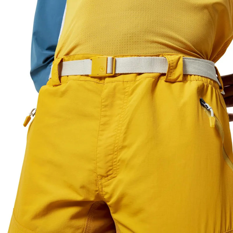 Endura Hummvee MTB Shorts with Liner Yellow Mustard-4