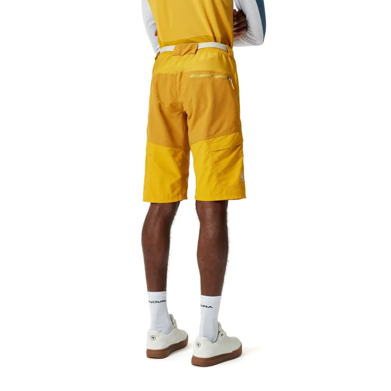 Endura Hummvee MTB Shorts with Liner Yellow Mustard-1