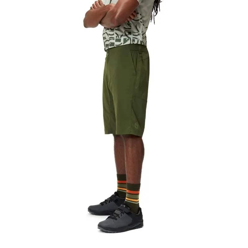 Endura Hummvee MTB Lite Shorts with Liner Ghillie Green-4