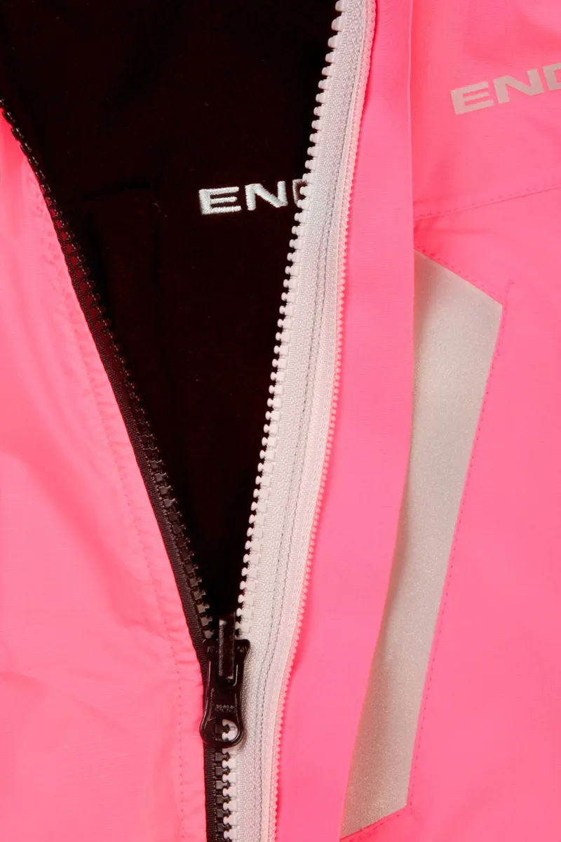 Endura Luminite 4in1 LED Womens Jacket Hi Vis Pink-2