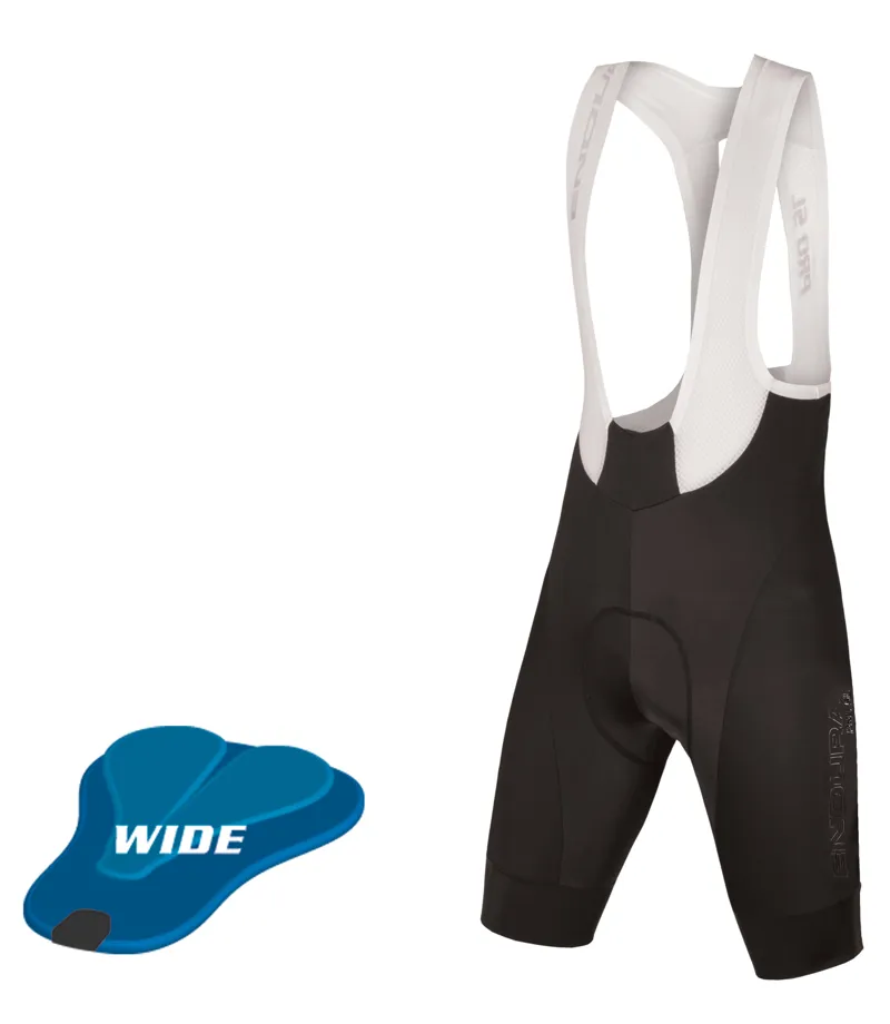 Endura Pro SL Bibshort II Black Wide Pad