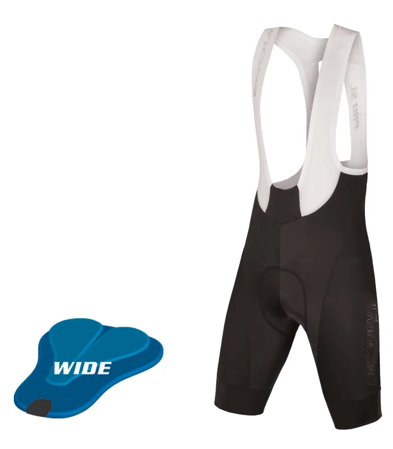 Endura Pro SL Bibshort II Long Leg Black Wide Pad