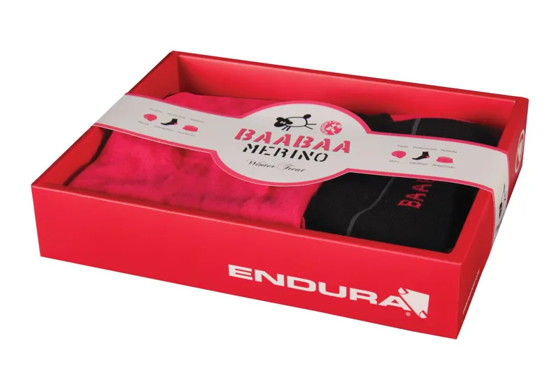 Endura Womens Merino BaaBaa Gift Set Pink S-M