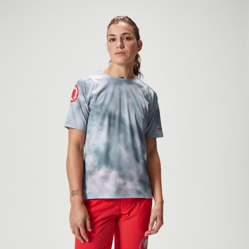 Endura Womens Cloud LTD Short Sleeve Tee Shirt Dreich Grey-5