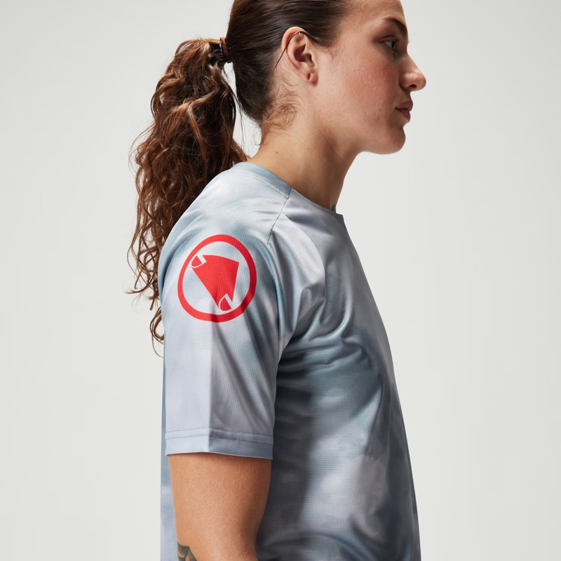 Endura Womens Cloud LTD Short Sleeve Tee Shirt Dreich Grey-2