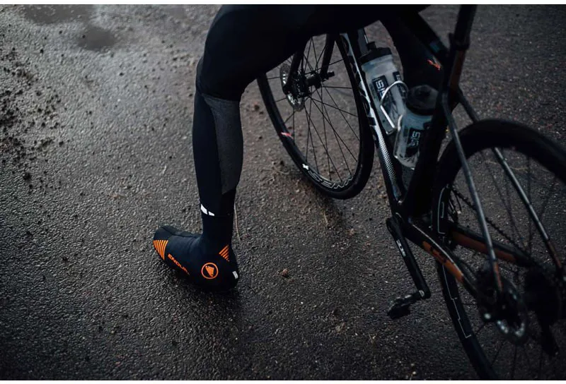 Endura Deluge Zipless Overshoes Navy-1