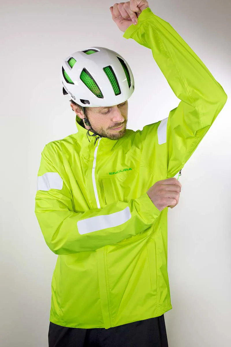 Endura Urban Luminite Waterproof Jacket Hi Vis Yellow-4