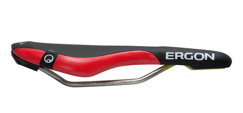 Ergon SME3 Pro Enduro MTB Saddle Black/Red-1