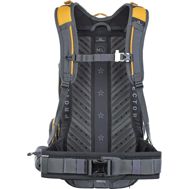 Evoc FR Trail E-Ride Protector Back Pack Loam/Carbon Grey M/L-1