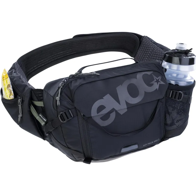 Evoc Hip Pack Pro Hydration Pack 3L and 1.5L Bladder Black-3