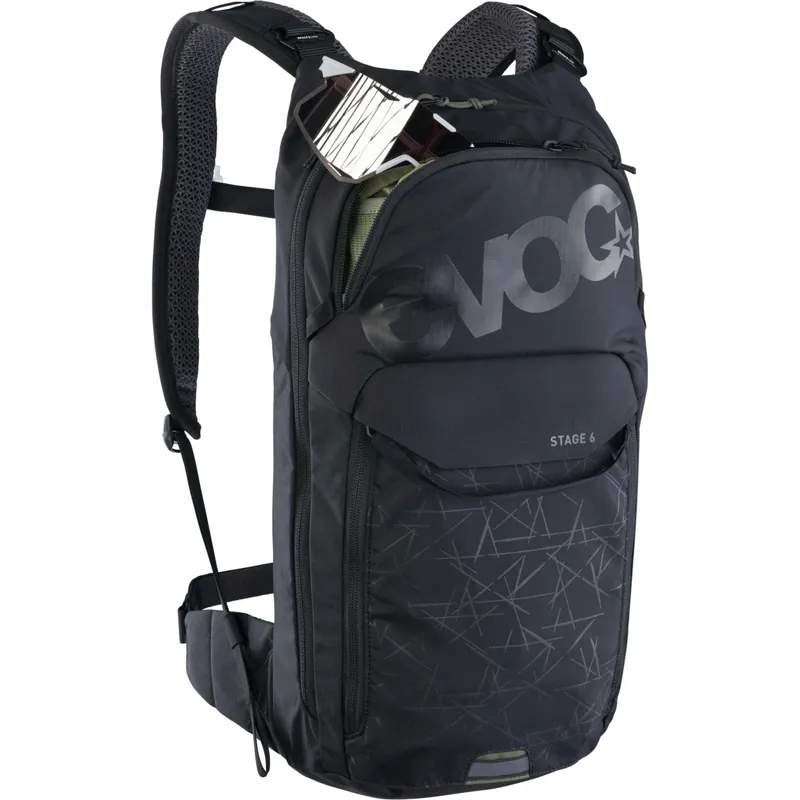 Evoc Stage 6L Performance Backpack and 2L Hydration Bladder Black-2