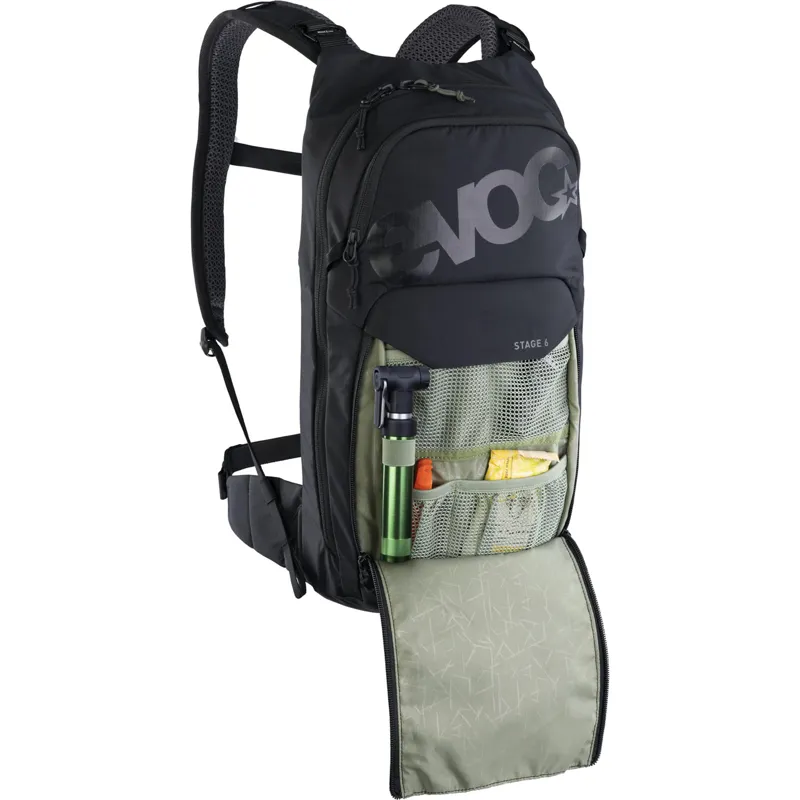 Evoc Stage 6L Performance Backpack and 2L Hydration Bladder Black-4