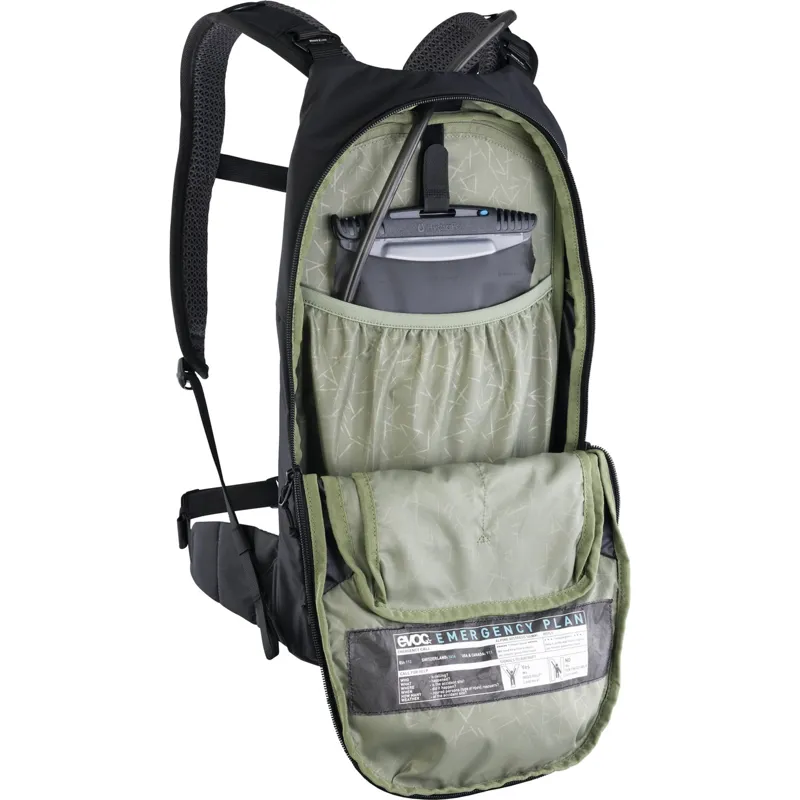 Evoc Stage 6L Performance Backpack and 2L Hydration Bladder Black-5