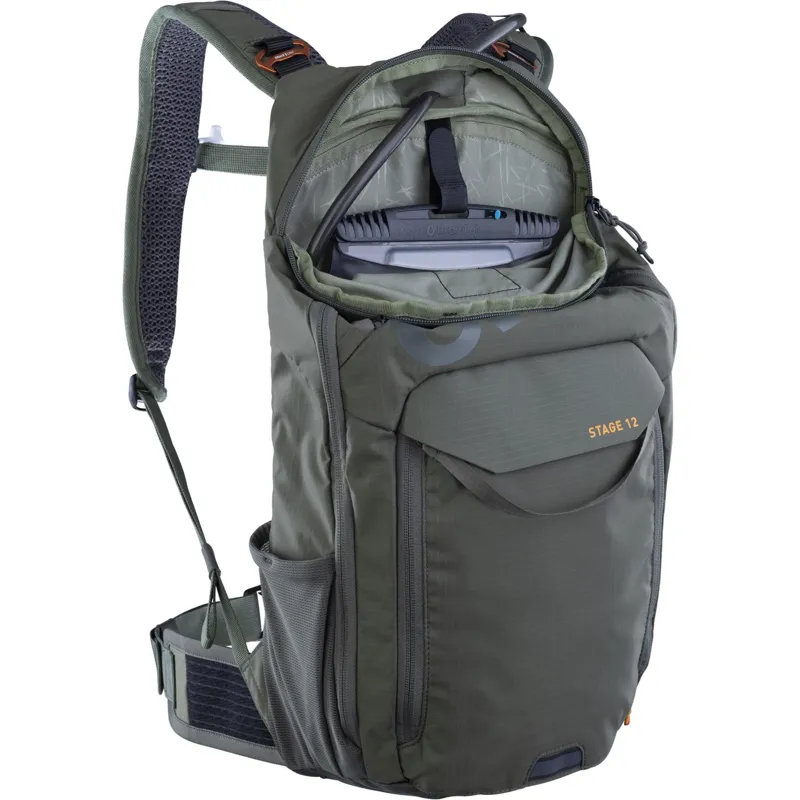 Evoc Stage Performance Backpack 12L Olive-5