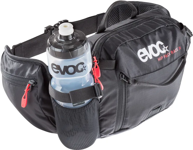 Evoc HipPack Race 3L Lumbar Pack Black/Red-2