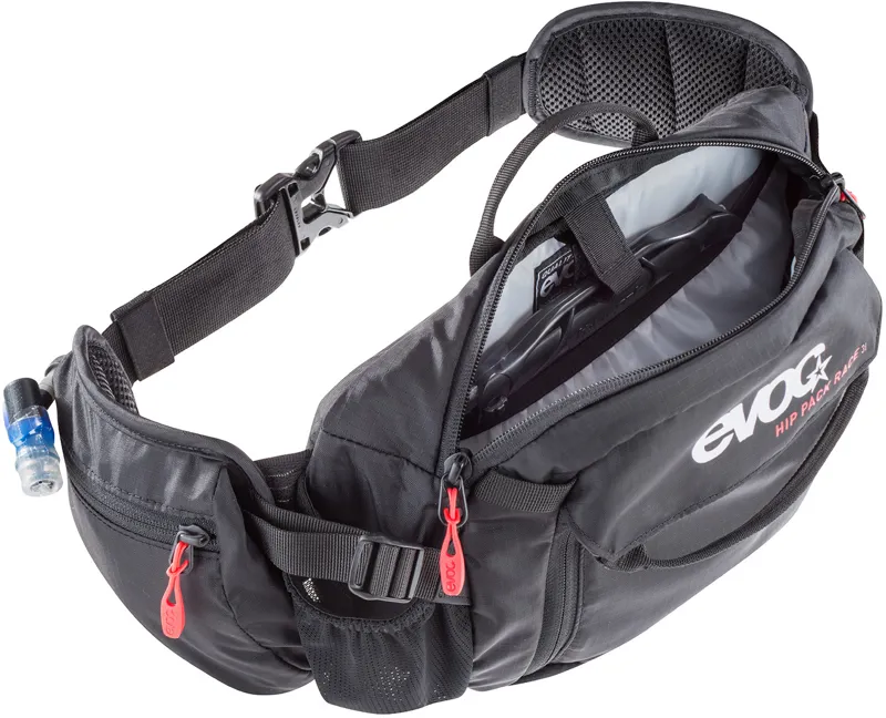 Evoc HipPack Race 3L Lumbar Pack Black/Red-3