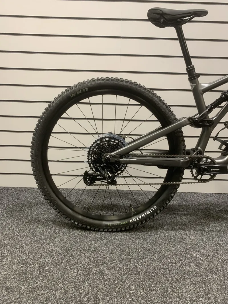 Ex Display Specialized Stumpjumper Evo Comp Alloy S4 Mountain Bike 2022 Smoke/Black-2