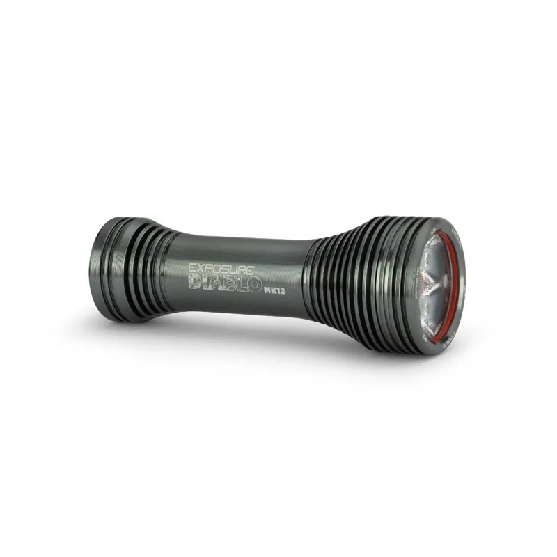 Exposure Diablo MK12 Helmet Light with TAP Technology/ Helmet and HB Mount Gun Metal Black