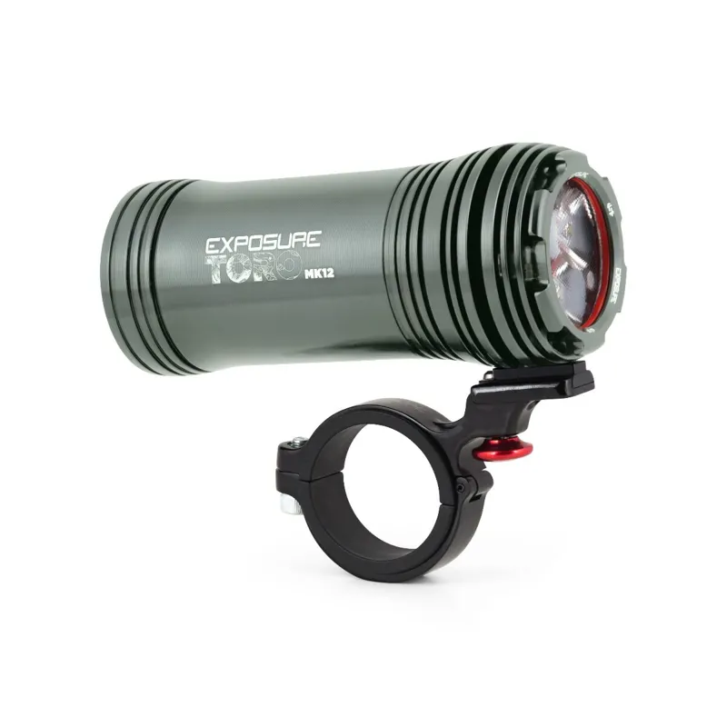 Exposure Toro MK12 Front Light with 35/31.8mm QR Bracket Gun Metal Black