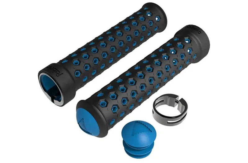 Fabric Lite Lock-On Grips Black/Blue